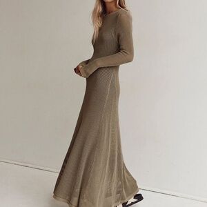 DISSH Ophelia Long Sleeve Crochet Dress